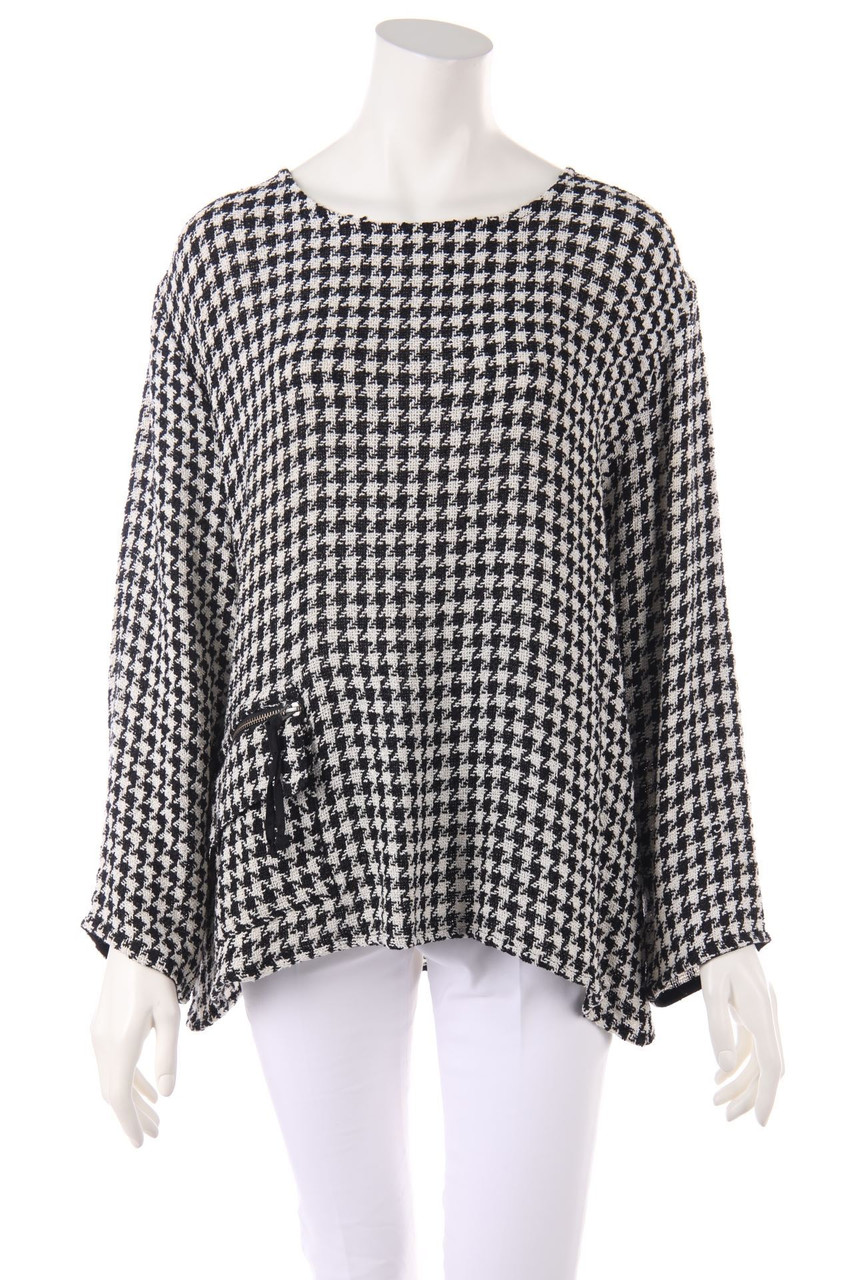 MASAI - Blouse with Houndstooth Pattern - XL