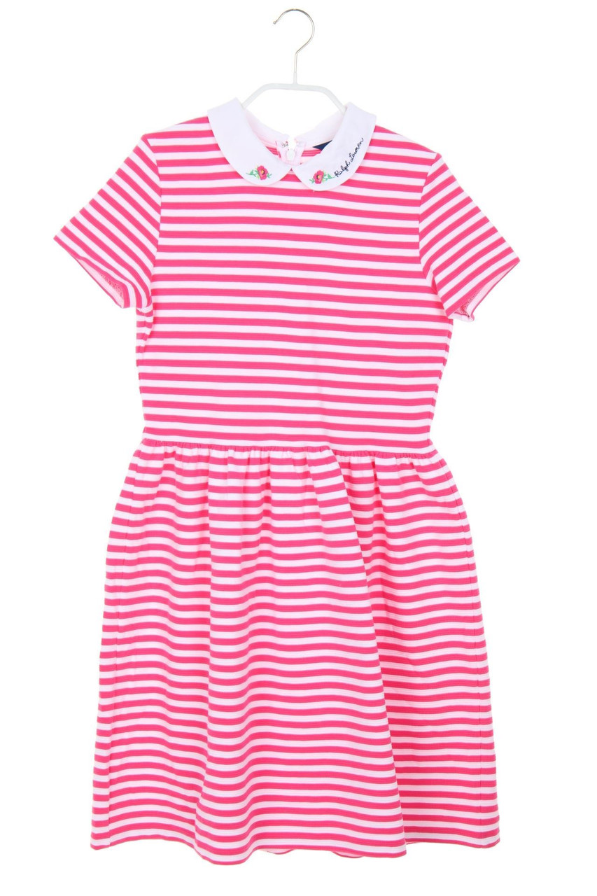 RALPH LAUREN - dress with Logo-Stitching - 164