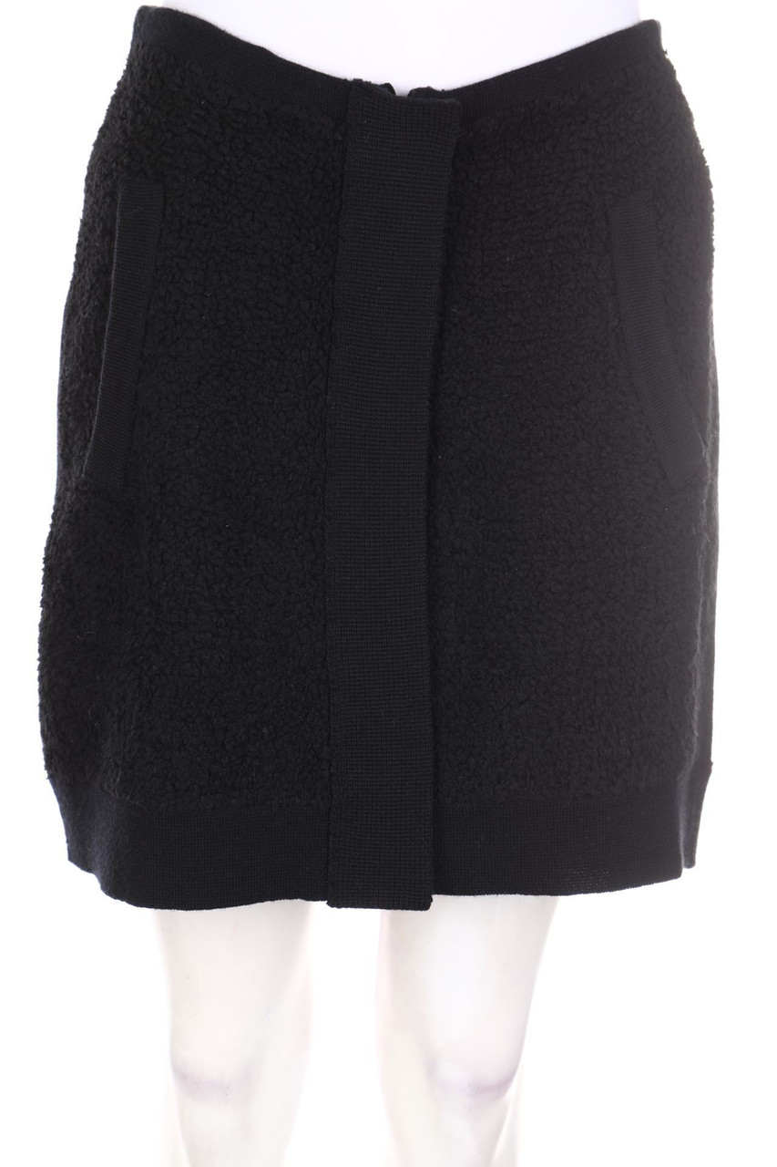STEFANEL - Knitted Mini Skirt with Angora - M