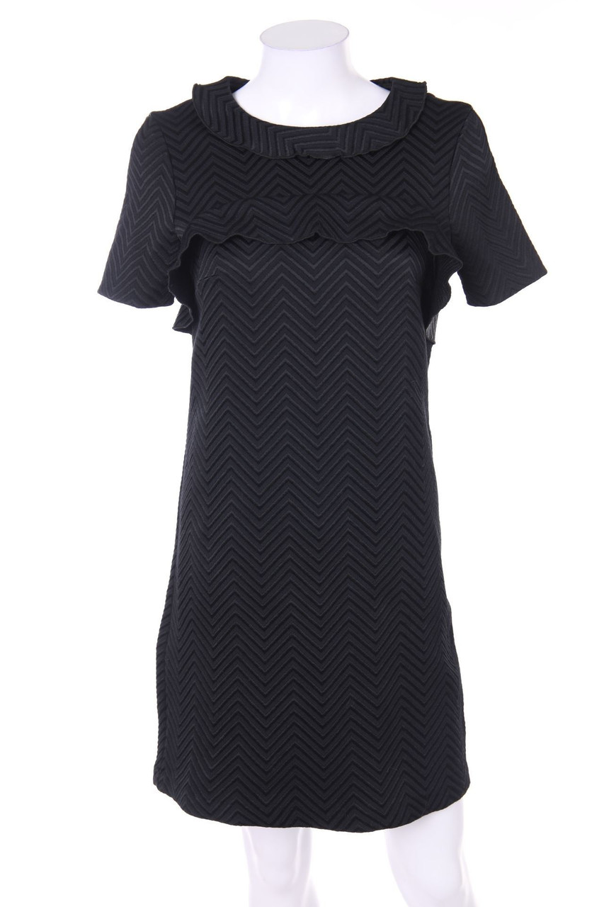 SISLEY - Shift-Kleid mit Volants - S
