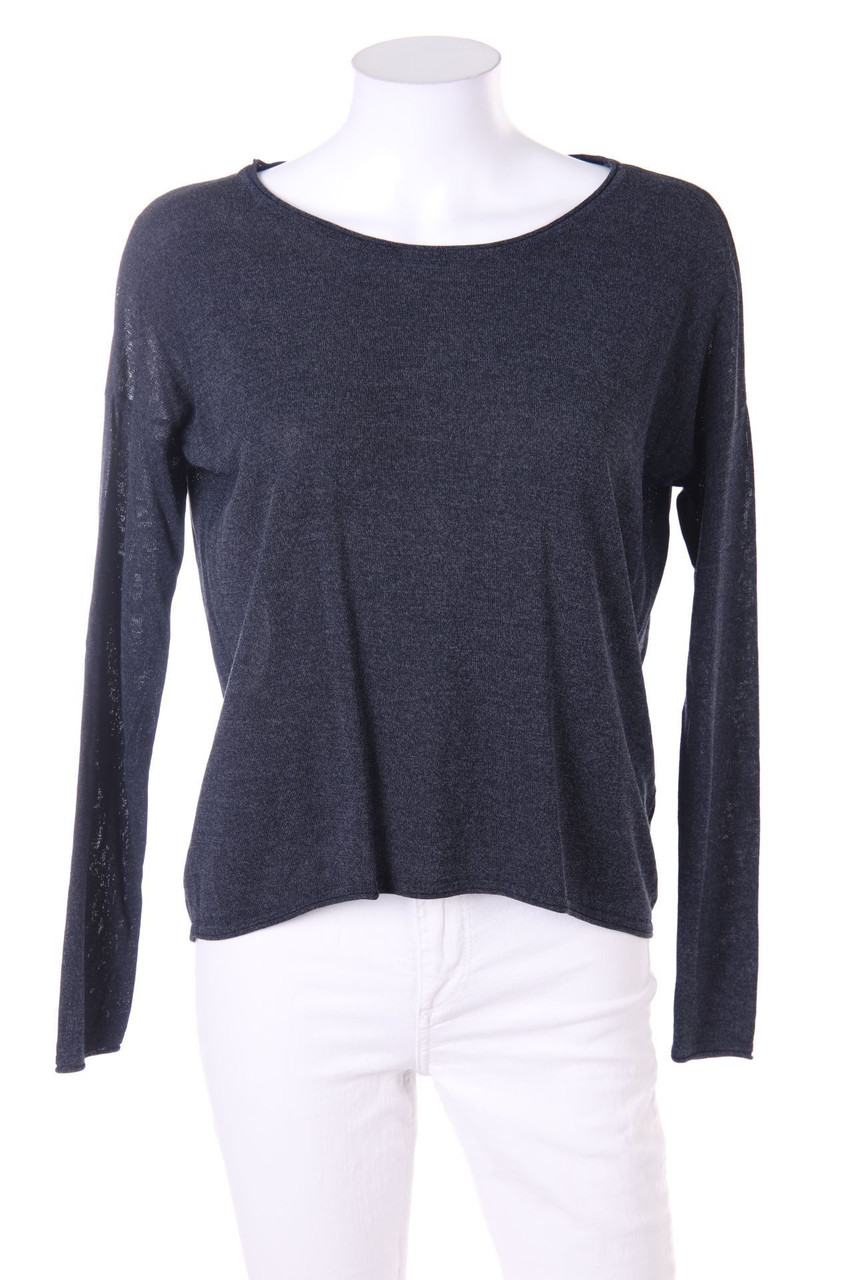 YAYA - Oversize-Strick-Pullover mit überschnittener Schulter - S