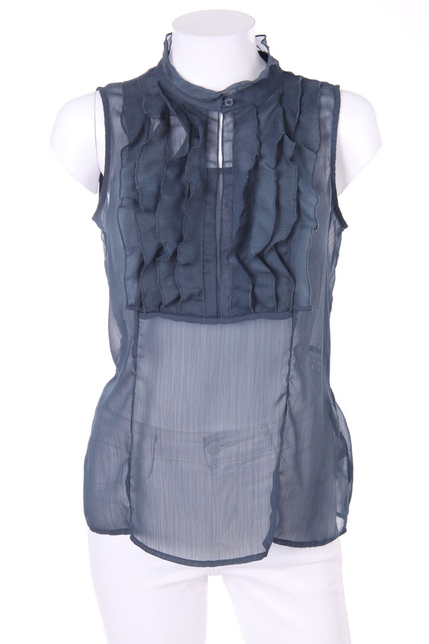 FELDPAUSCH - Blouse Top with Frills - D 38