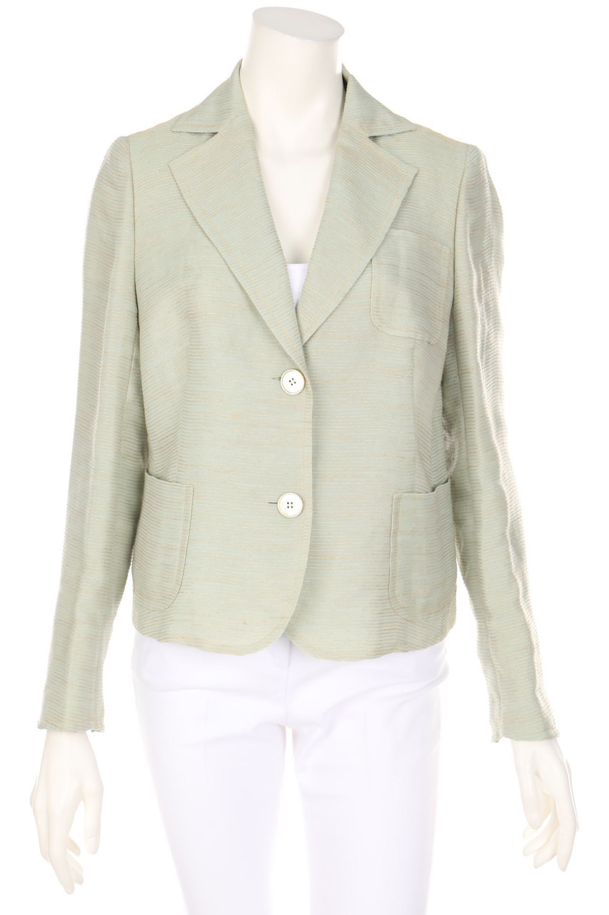 AKRIS - Blazer mit Reverskragen aus Leinen-Mix - D 38