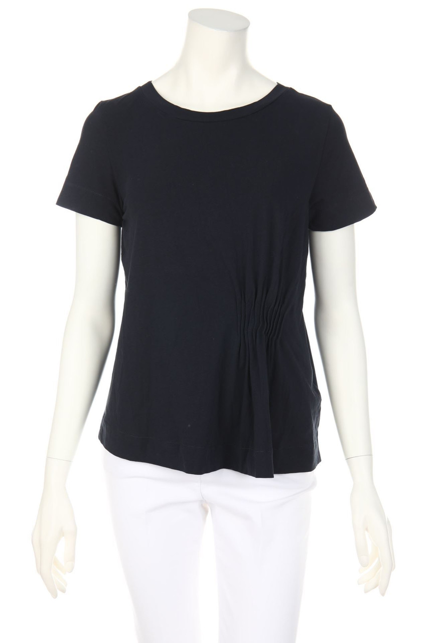 ALPHA STUDIO - Shortsleeve-Shirt with Draping - D 34