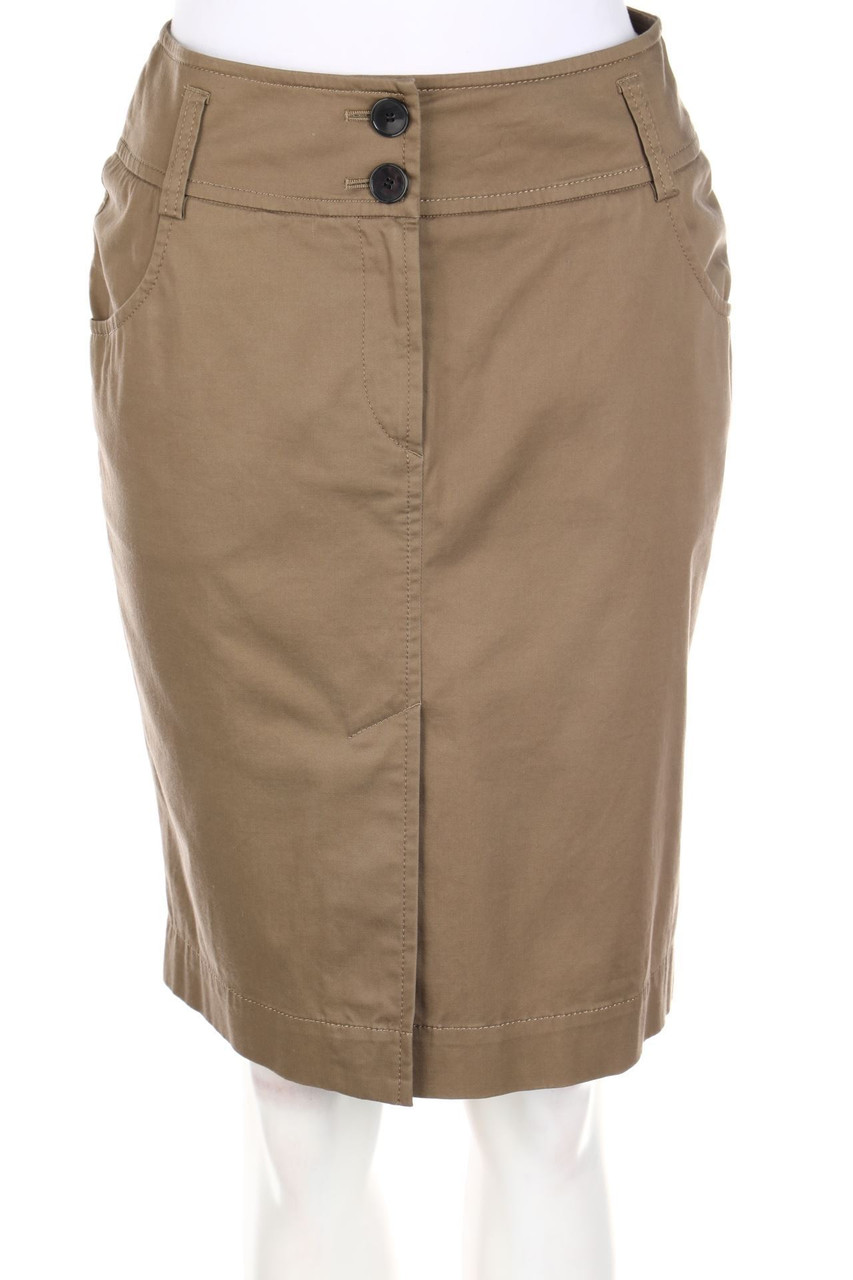 ST.EMILE - Skirt with Slit, Cotton-blend - D 34