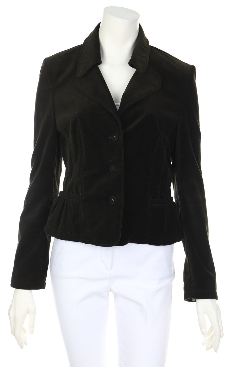 ST.EMILE - Samt-Blazer mit aufgesetzten Taschen - D 38