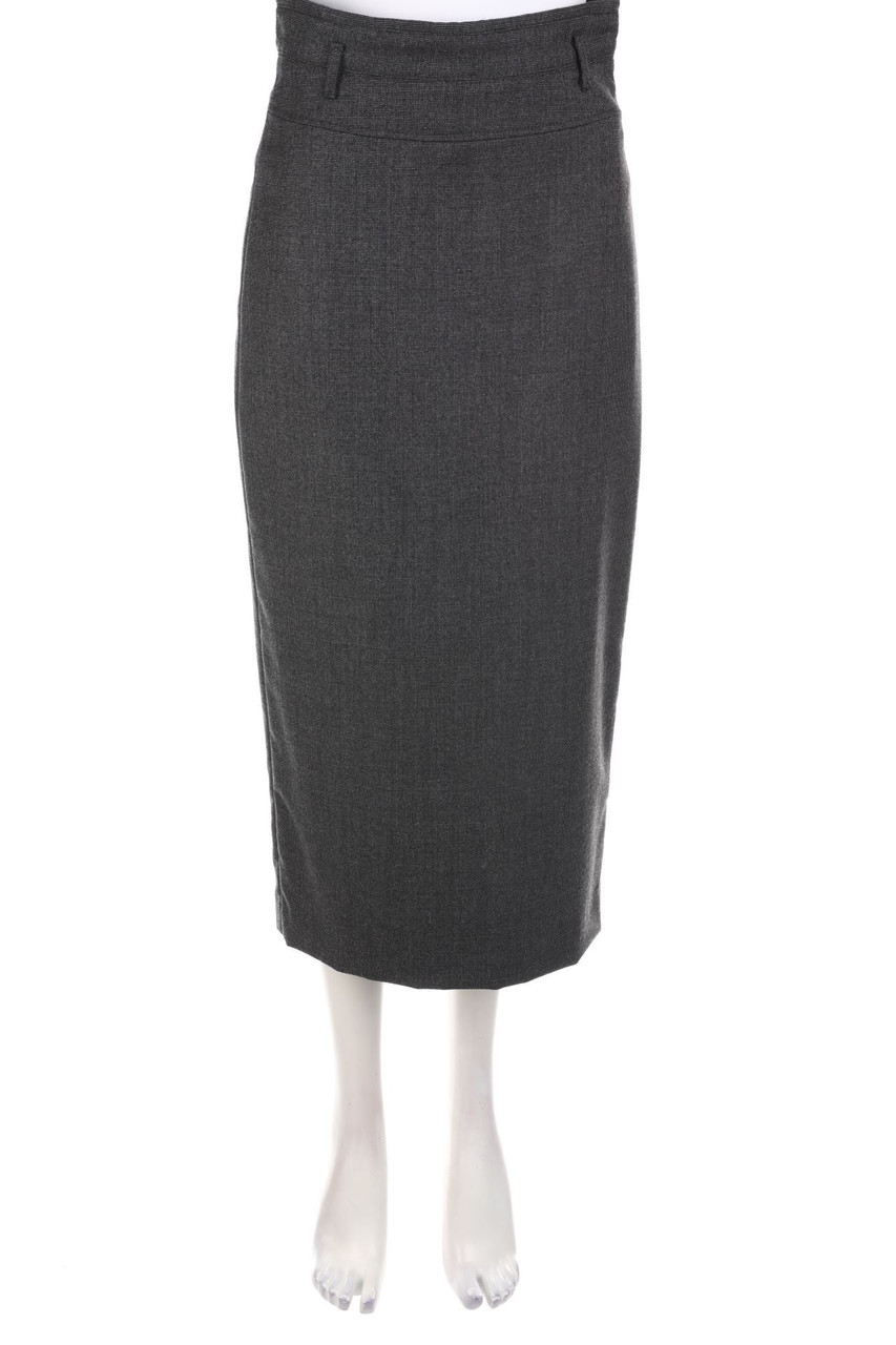 BOSS HUGO BOSS - Midi Skirt, Virgin Wool - D 36