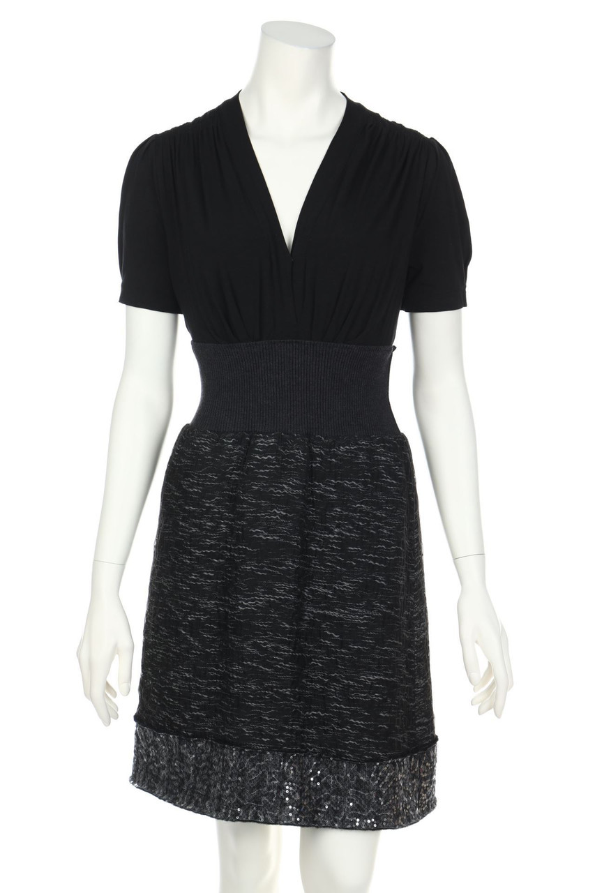 No Label - dress with Virgin Wool - D 34