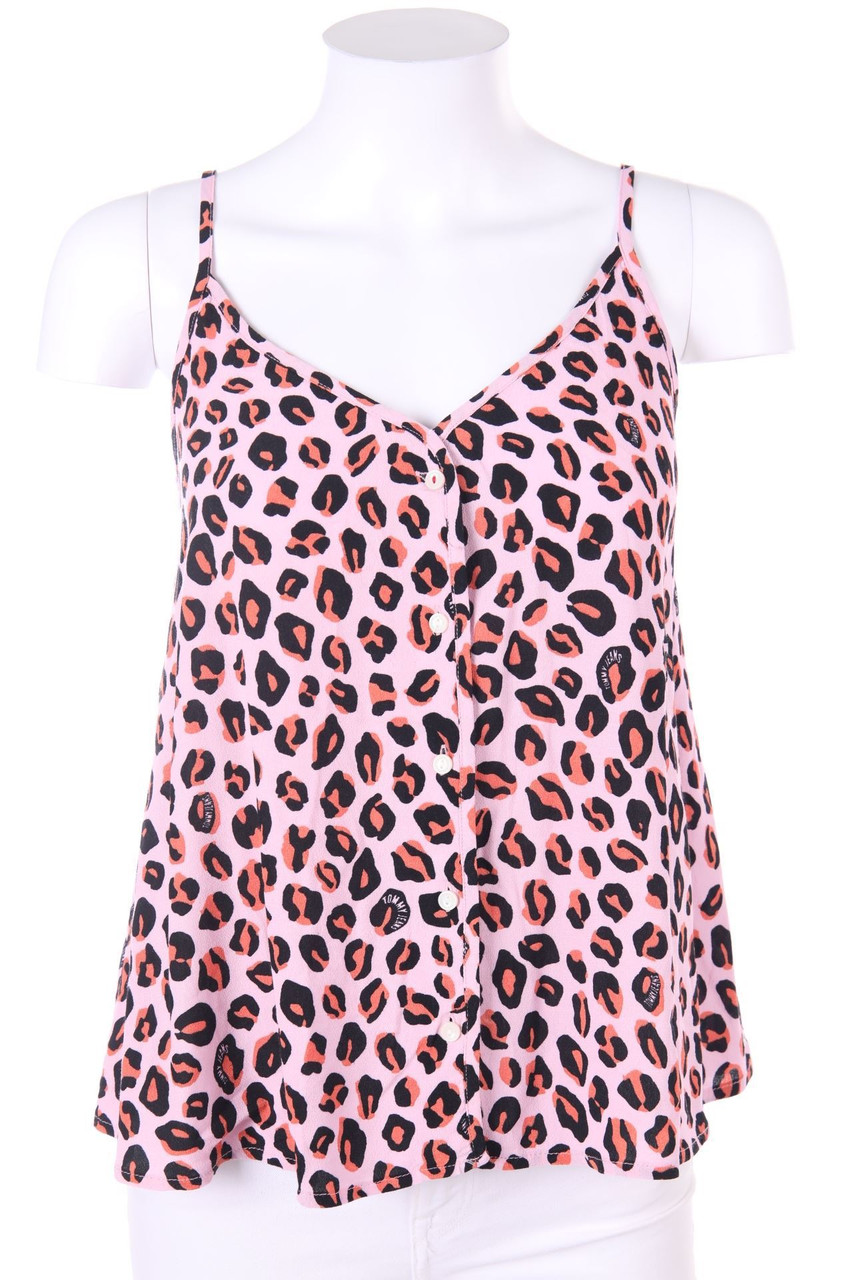 TOMMY JEANS Tommy Hilfiger - Blouse Top with Leo Print - S