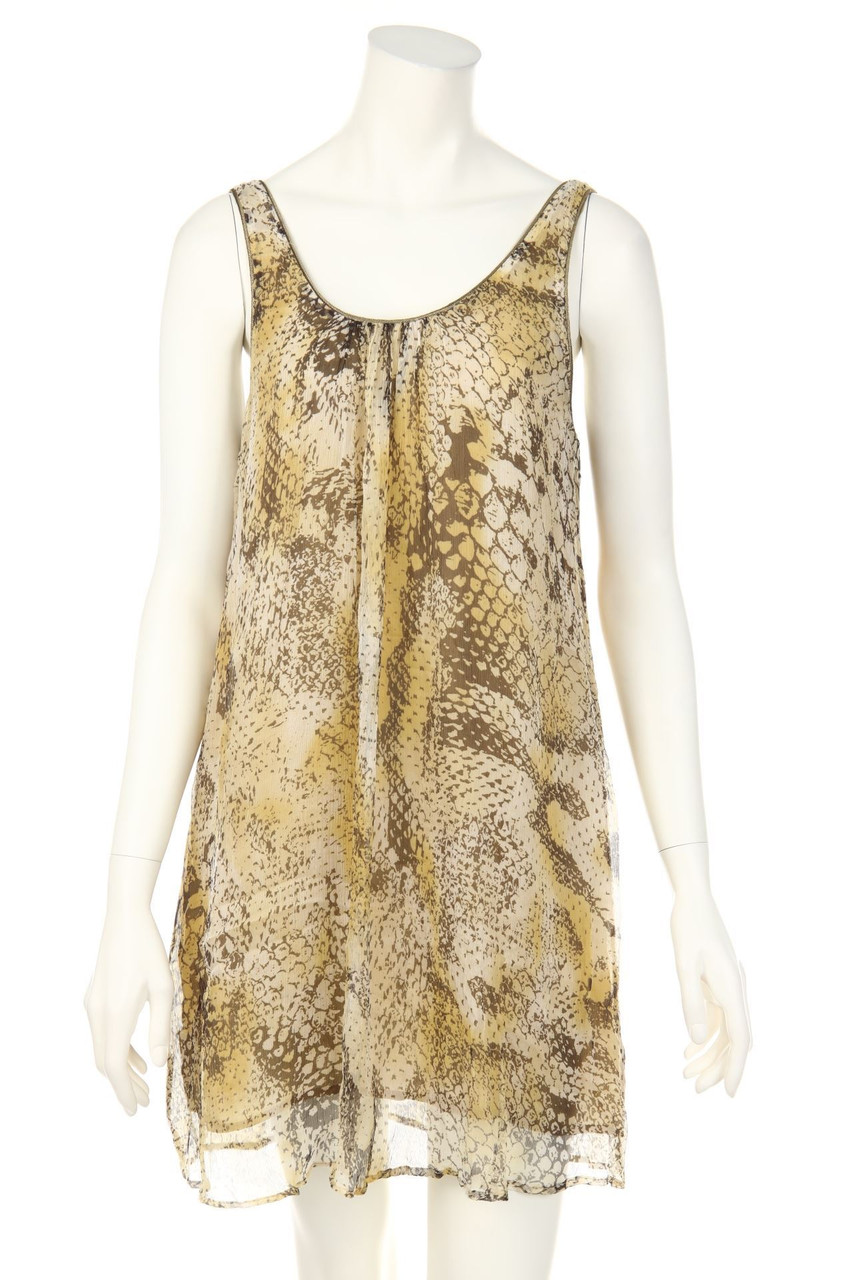 IKKS - Chiffon-dress with Animal Print - D 36-38