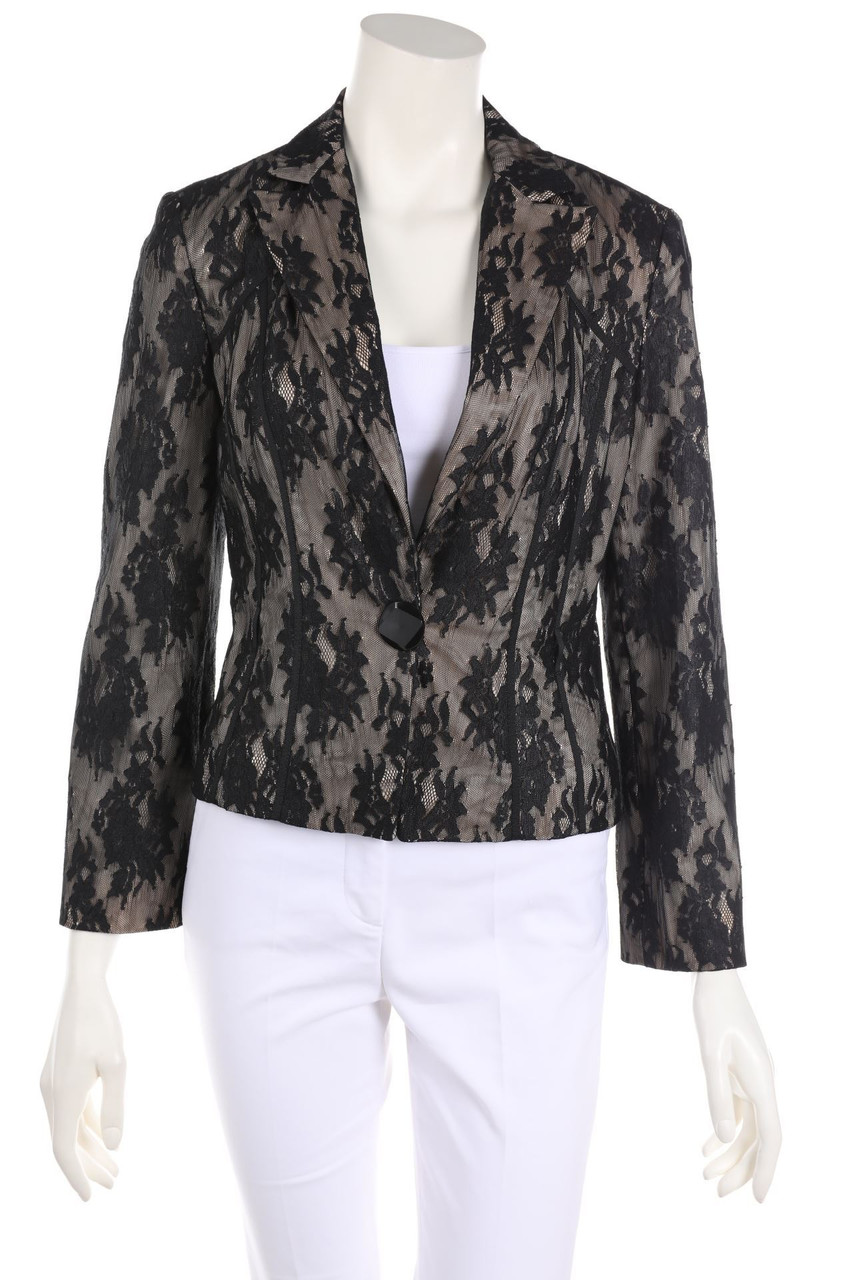 MARC CAIN - Lace-Blazer With Revers Collar - D 36
