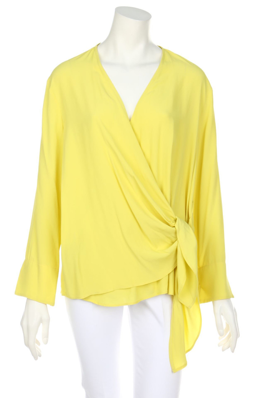 BEATRICE B - Wrap Blouse with Silk - D 42