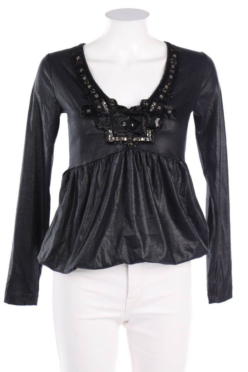 PAMPERO - Jersey-Blouse with Jewelry Stones - D 34
