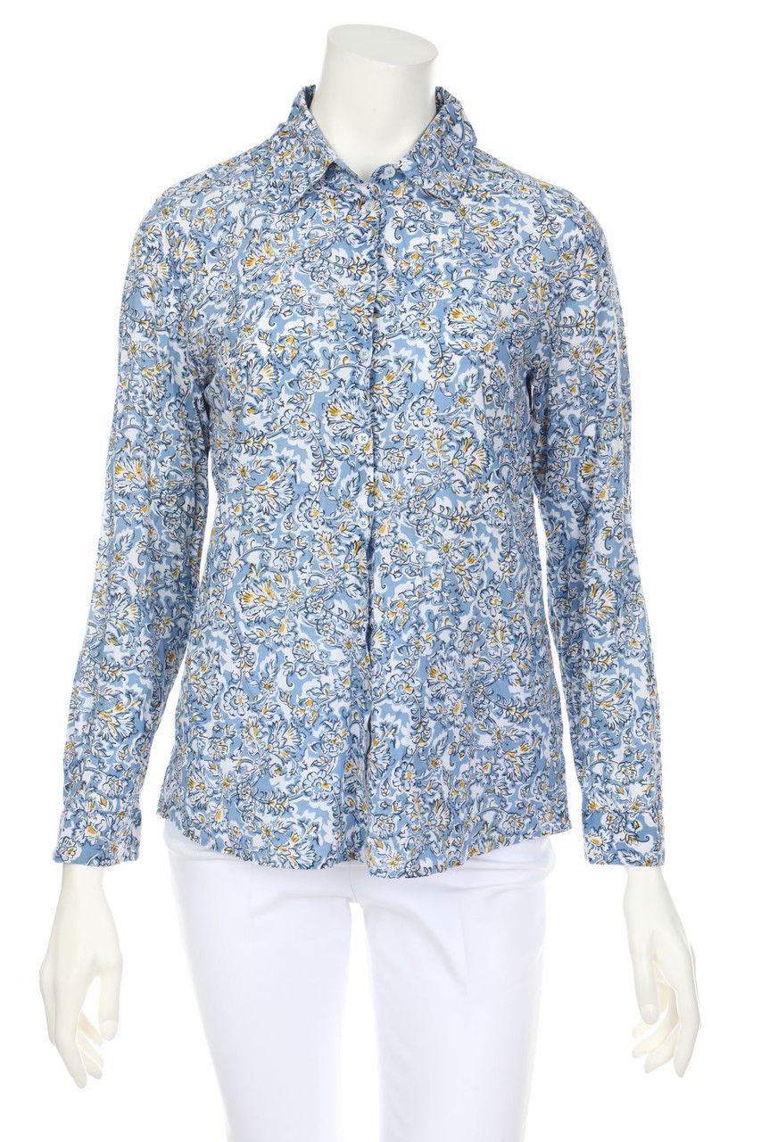 CAROLL - Hemd-Bluse mit floralem Muster - D 36