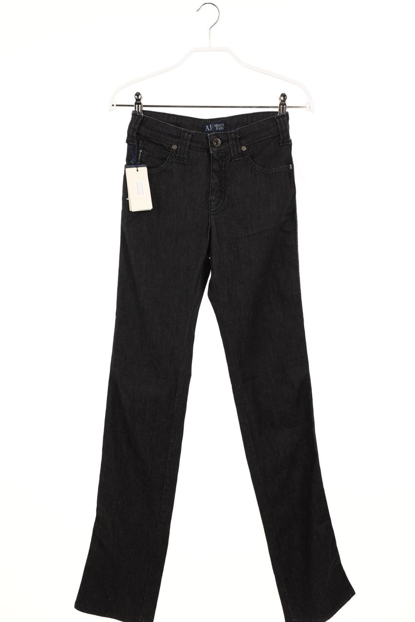 AJ ARMANI JEANS - Dark Denim Straight Cut Jeans - W26