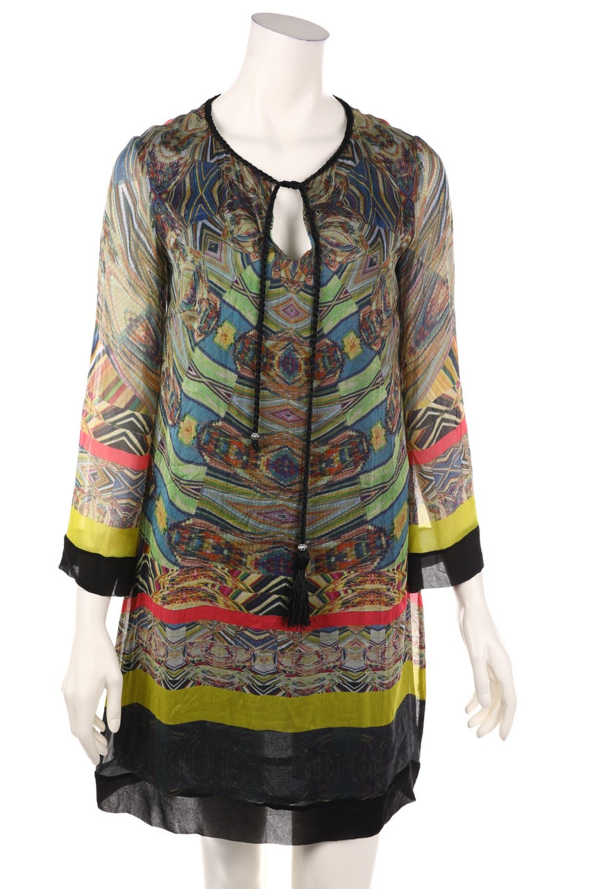ana alcazar - Silk Dress with Print - D 38