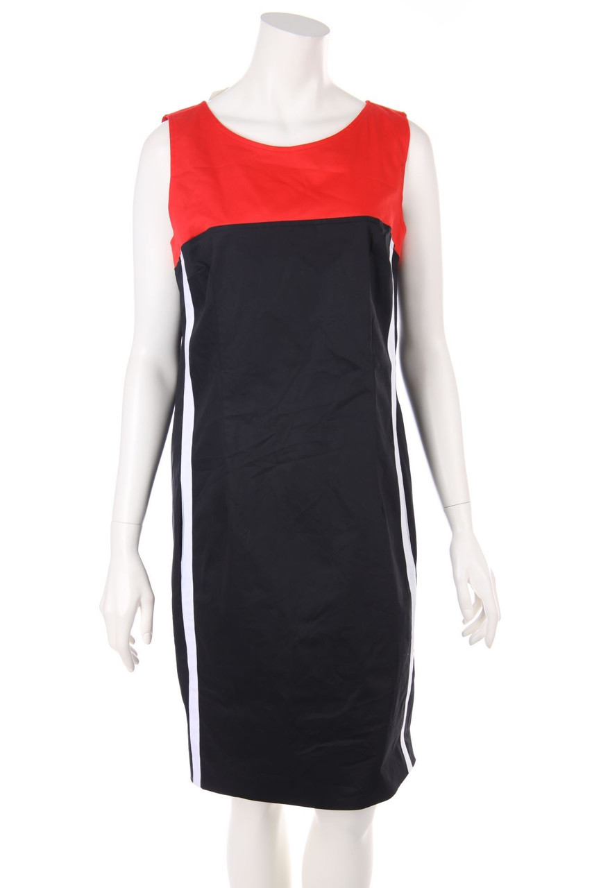 Piú & Piú - Sheath Dress with Braid Stripes - D 42