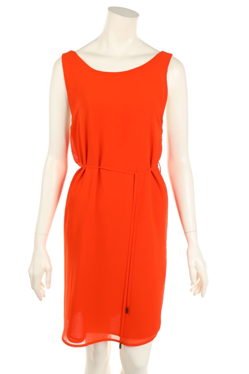 SAMSØE SAMSØE - Chiffon-Cocktail Dress with Draping - S