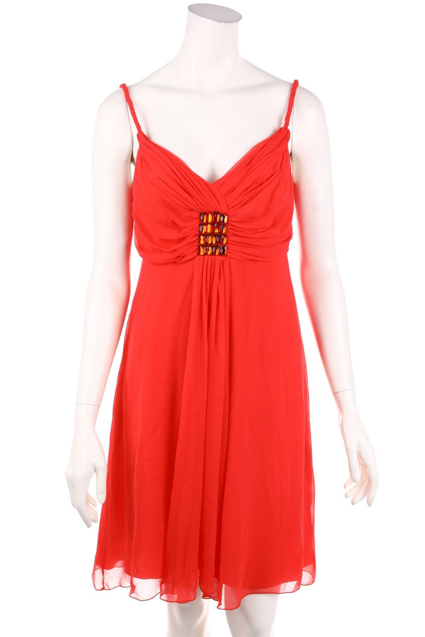 Renato Nucci - Silk Evening Dress with Jewelry Stones - D 40