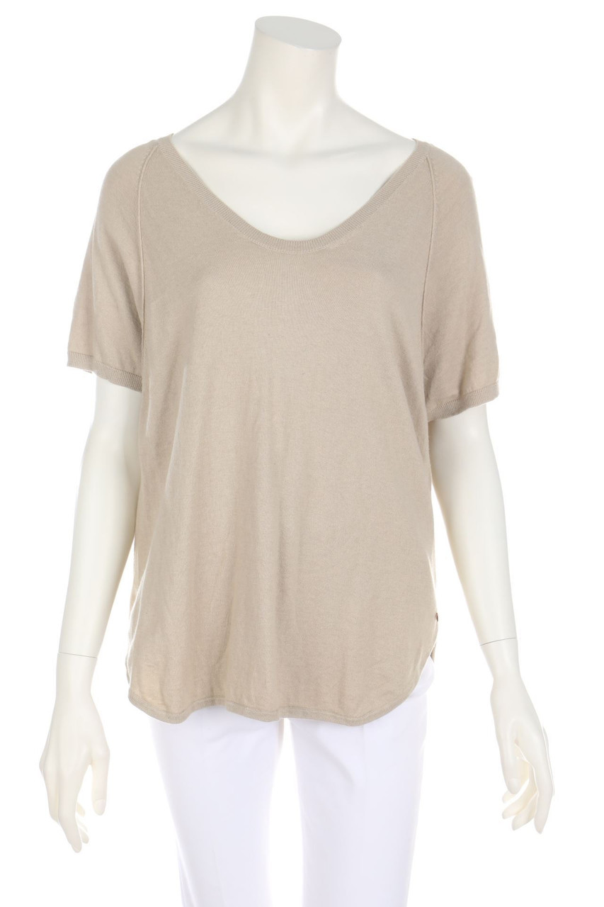 Delicatelove - Shortsleeve-Shortsleeve Pullover with Cashmere - M