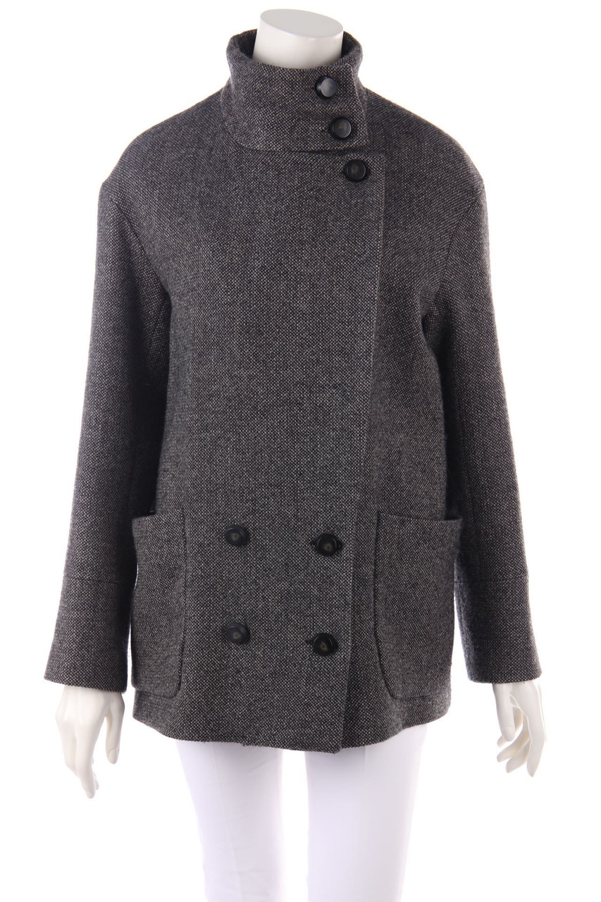 COMPTOIR DES COTONNIERS - Double-Breasted Jacket with Patch Pockets - D 42