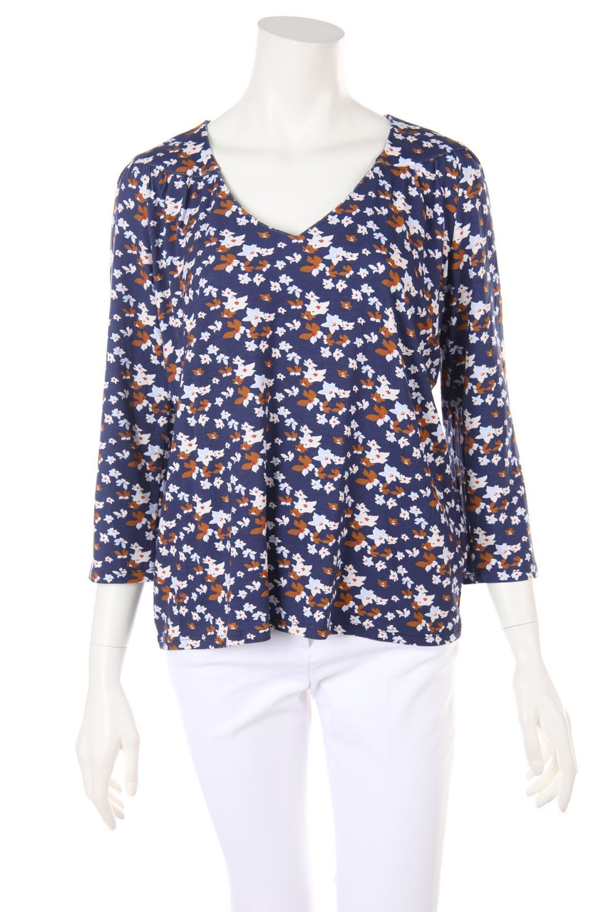 CAROLL - Blouse with 3/4 Sleeve, Jersey - M