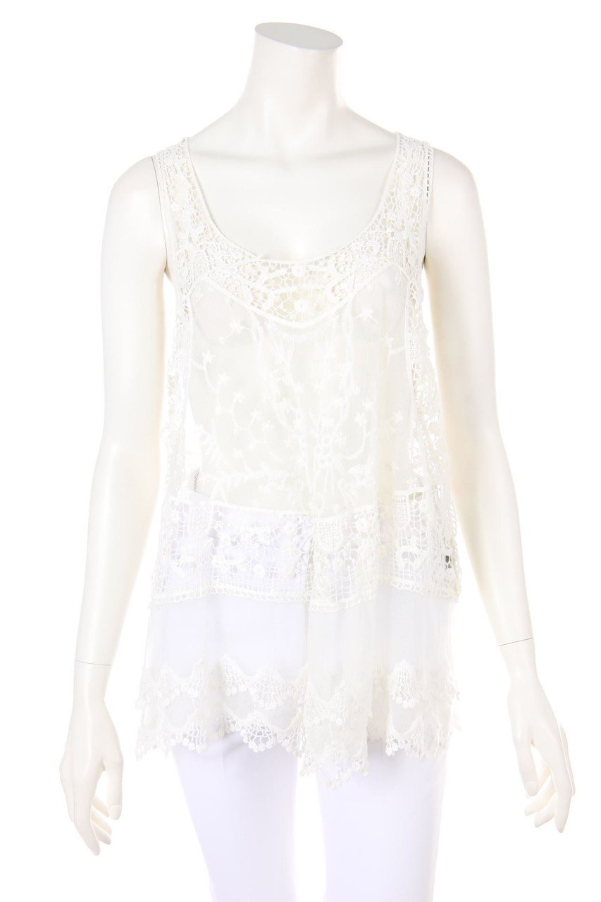 NÜ DENMARK - Boho-Top, Lace - M