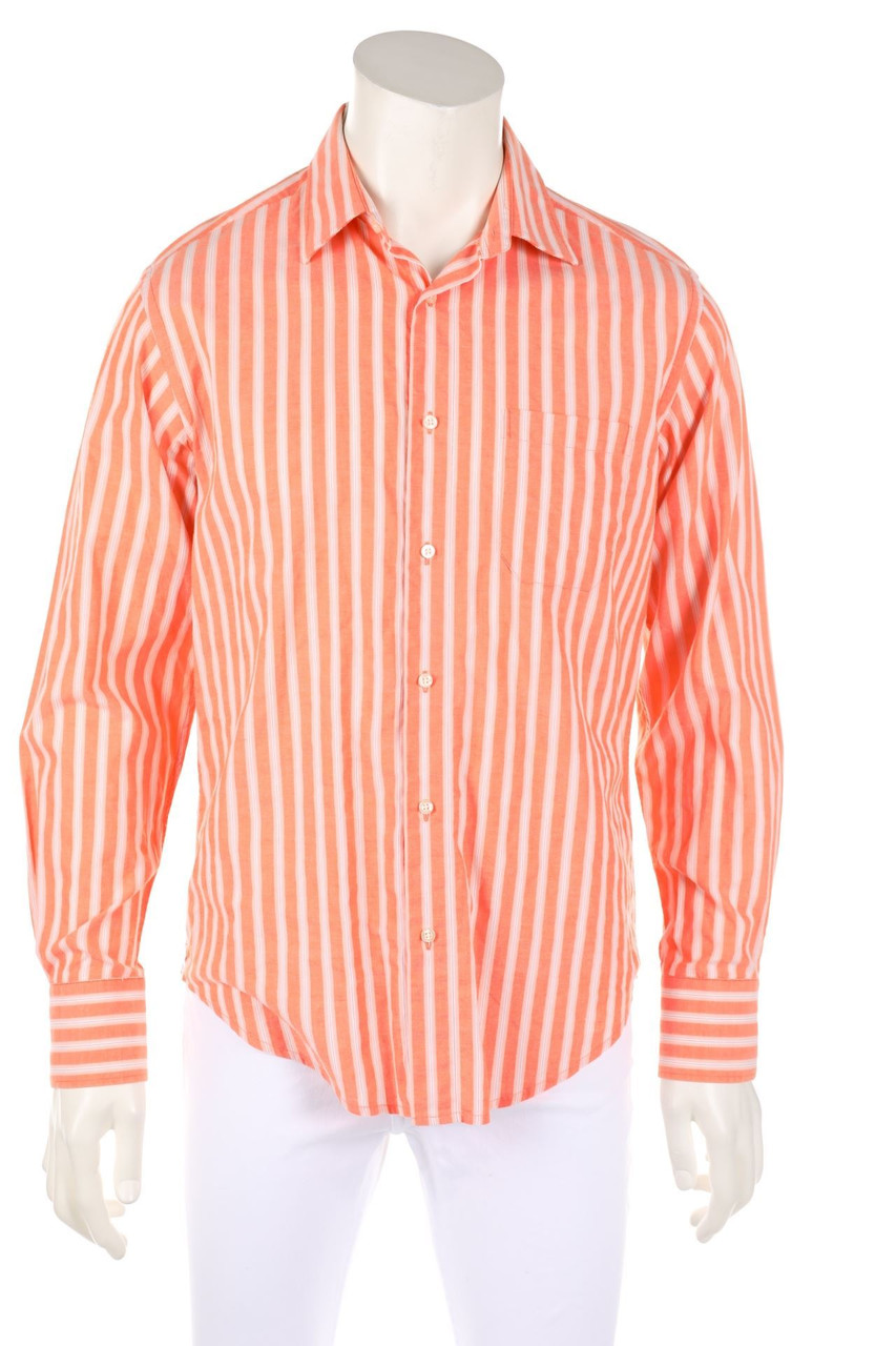 NAVYBOOT CASUAL - gestreiftes Hemd mit Logo-Badge - M