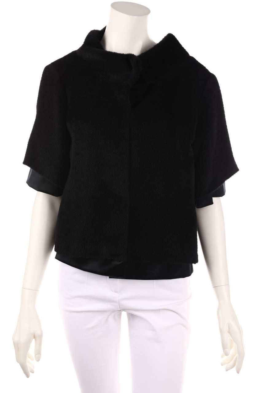 SCHUHMACHER - Jacket, Virgin Wool Mix with Silk Details - M