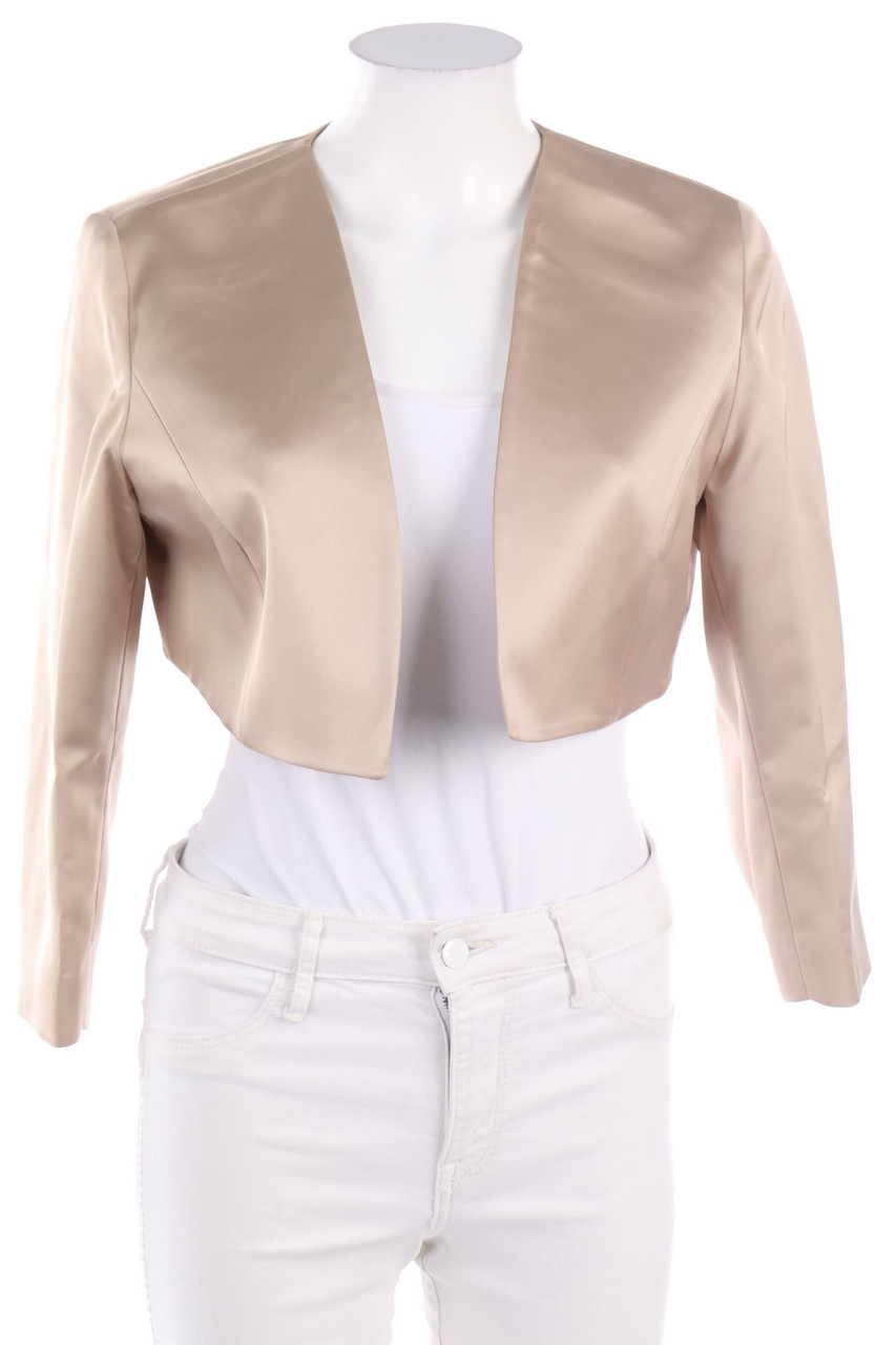 HH COUTURE - Cropped-Satin-Blazer - D 40