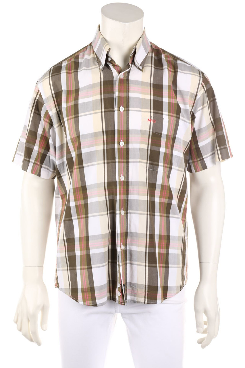 McGregor - Kurzarm-Hemd mit Button-down-Kragen - L