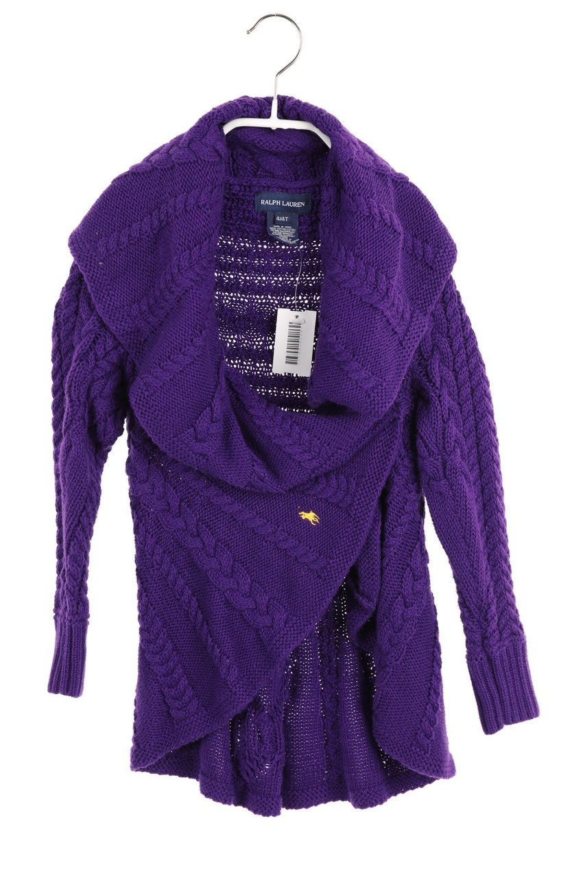 RALPH LAUREN - Vokuhila-cardigan, Cable-Knit - 110
