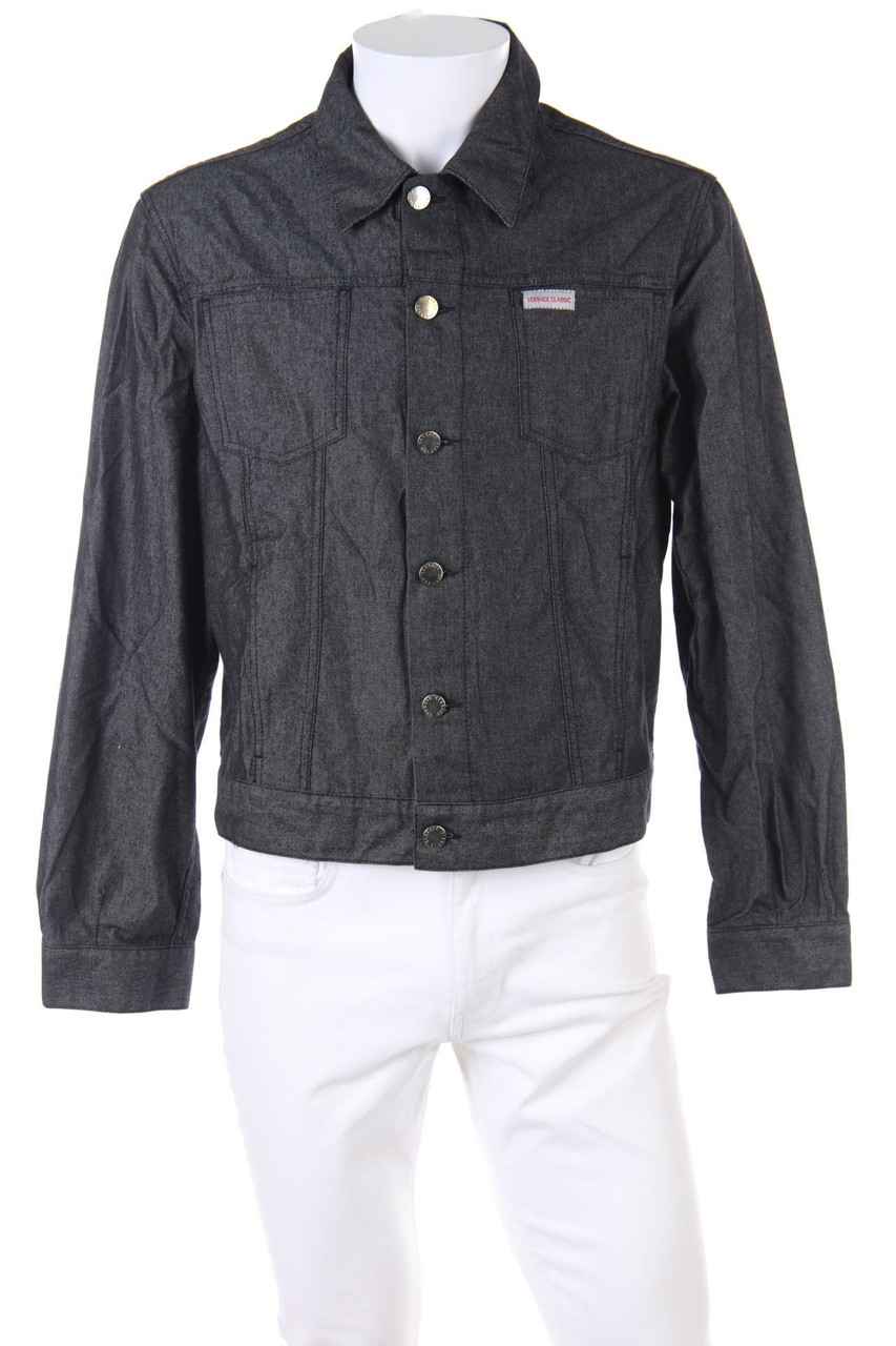 VERSACE CLASSIC - Jeans-Jacke mit Logo-Knöpfen - L