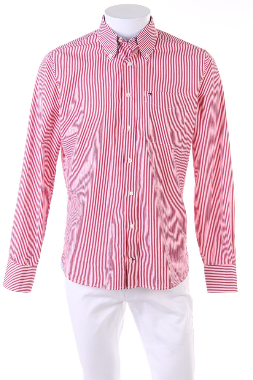 TOMMY HILFIGER - gestreiftes Button-down-Hemd - S