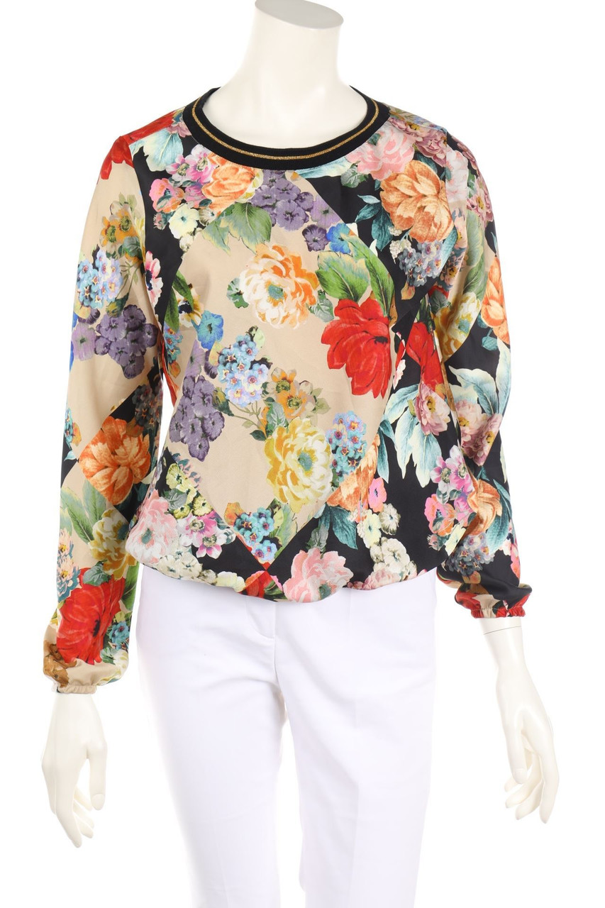 SUMMUM woman - Blouse with Flower Print - D 34