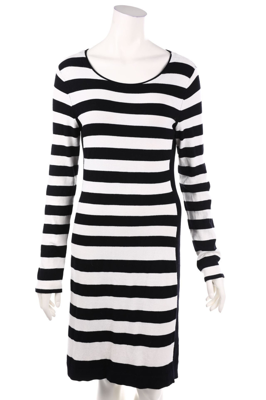 comma - Strickkleid mit Streifen - D 40