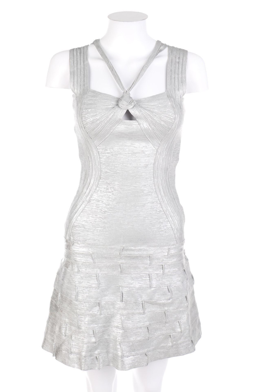 NEVADA LOVE - Glitzer-Abendkleid mit Keyhole - M