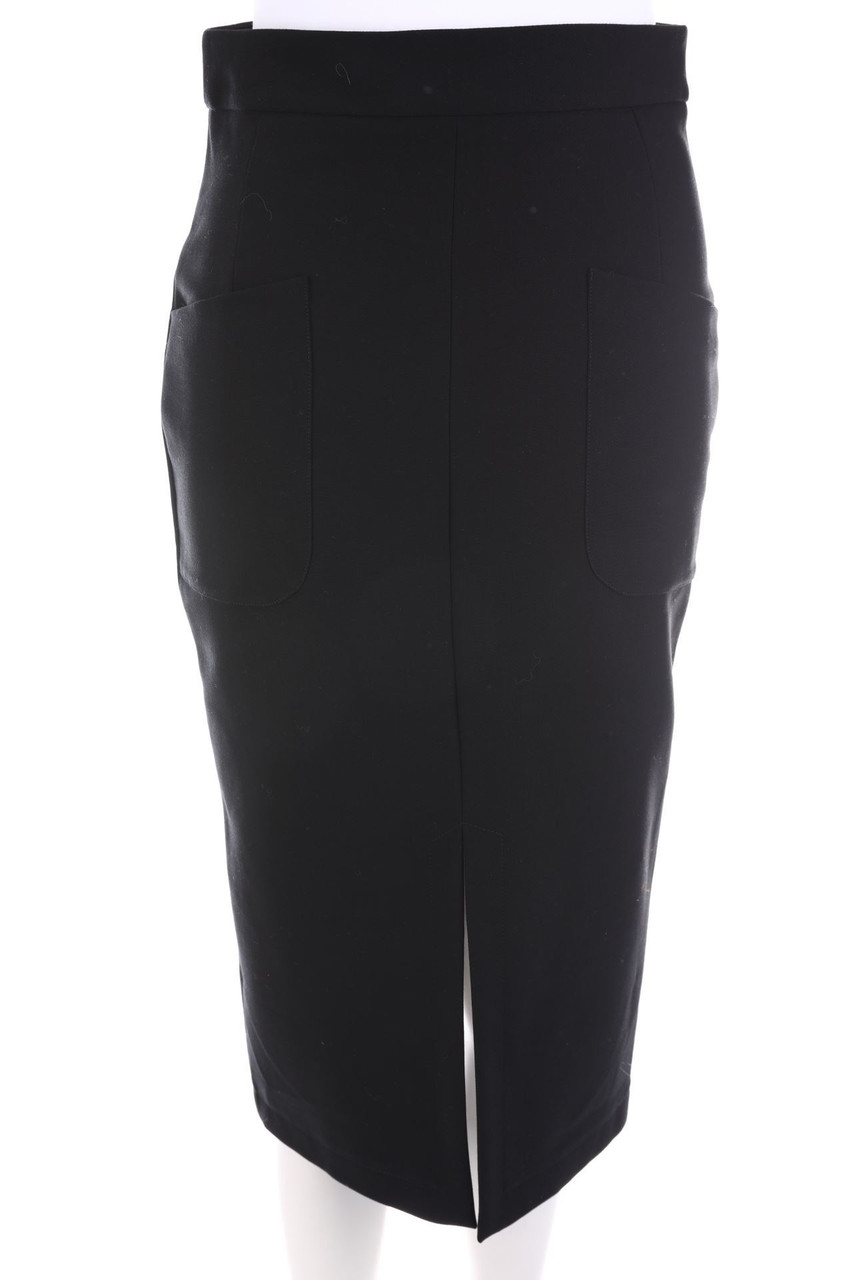 ouí - Midi Skirt with Patch Pockets - D 36