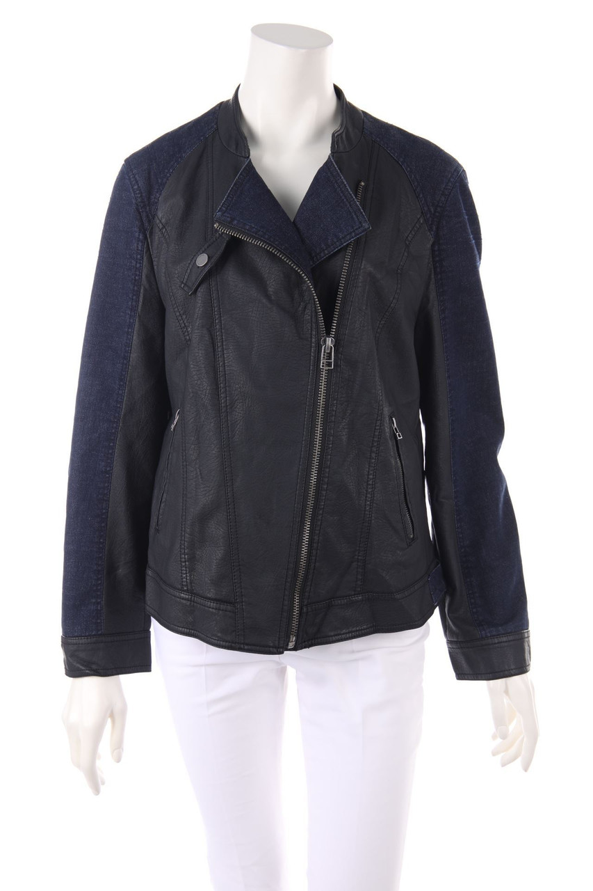 TAIFUN - Real Leather Jacket, Biker Style - D 44