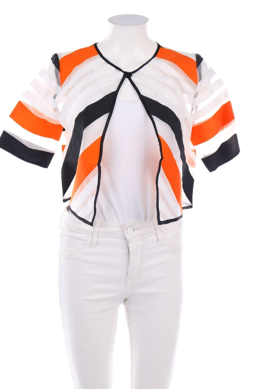 hanita - Cropped-Blazer with Stripes - D 34