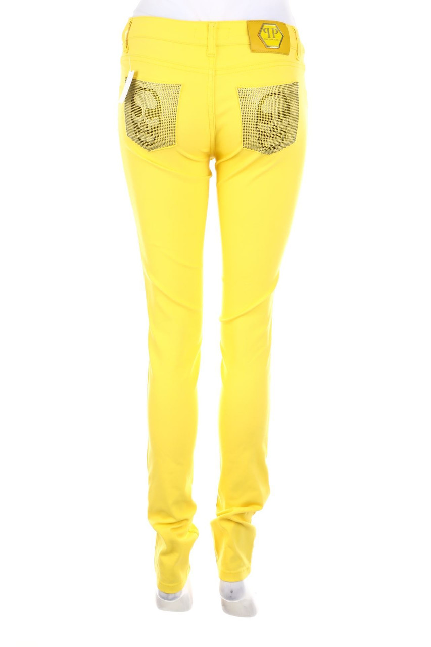 PHILIPP PLEIN - skinny jeans with Rhinestone Logo - W28