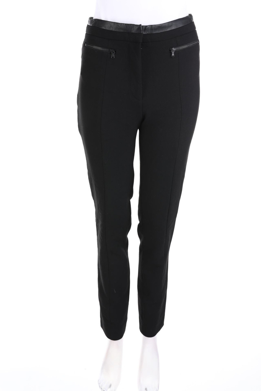 GERARD DAREL - Hose mit Kunstleder-Details - D 34