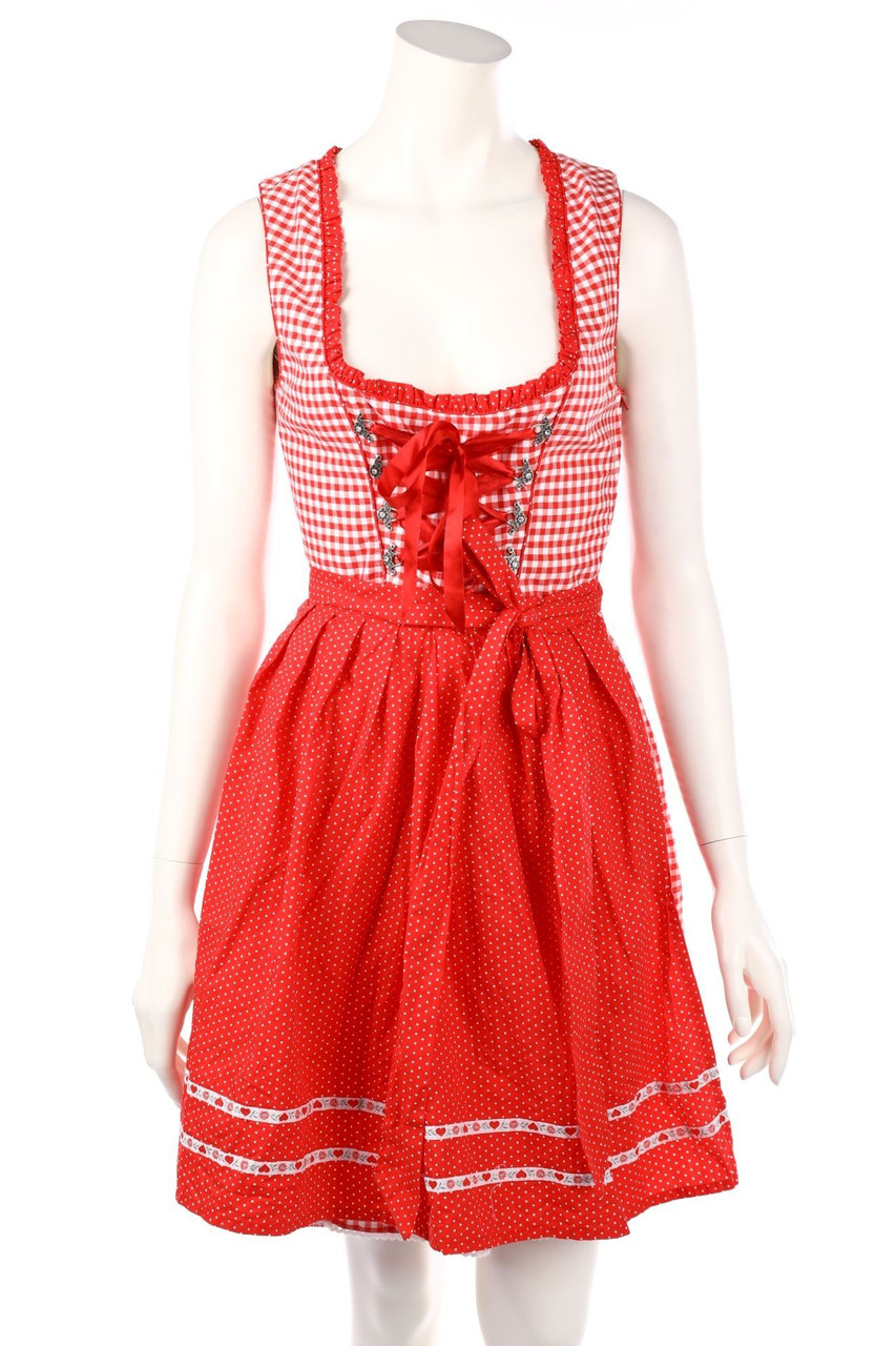 Ludwig und Therese - Dirndl Dress, Checked - D 36
