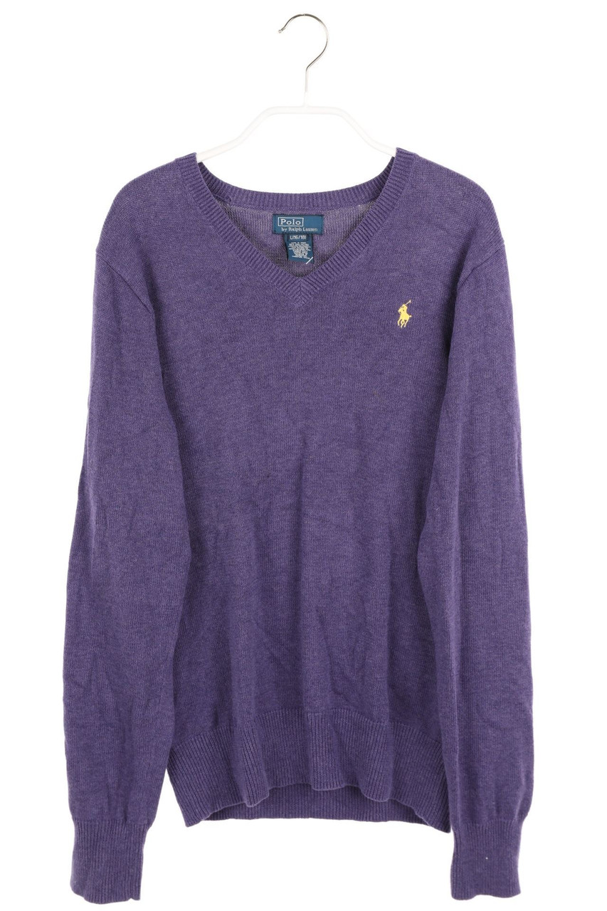 RALPH LAUREN - pullover with Logo-Stitching - 152