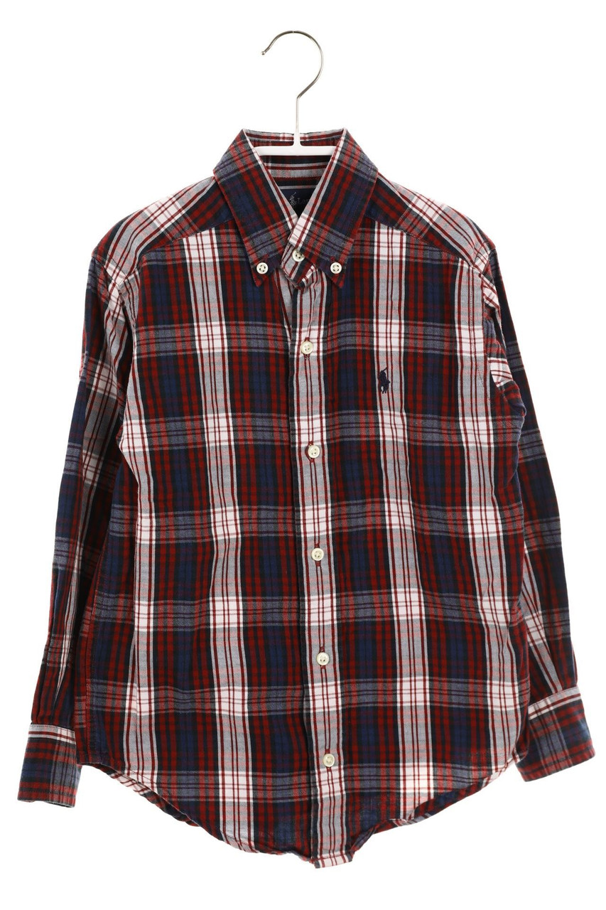 RALPH LAUREN - Checked shirt with Logo-Stitching - 104