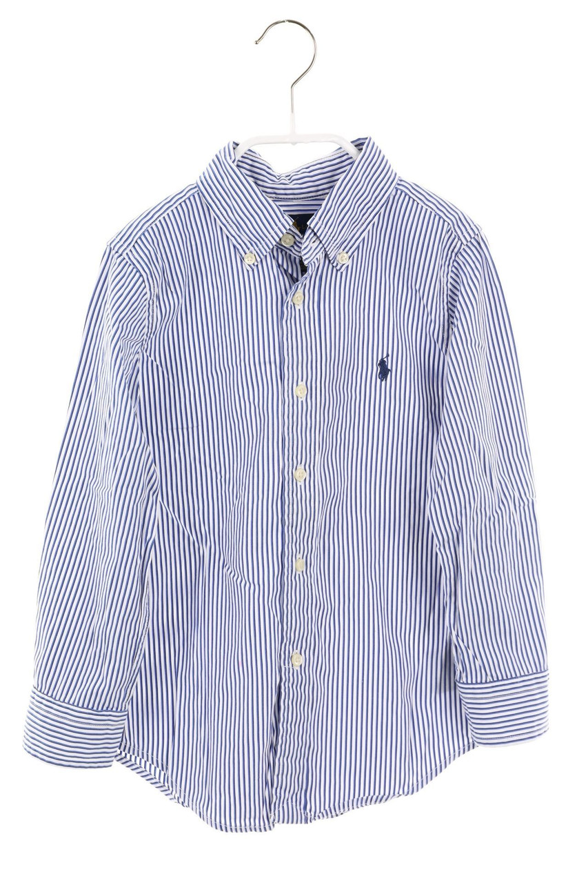 RALPH LAUREN - Stripe shirt with Logo-Stitching - 98