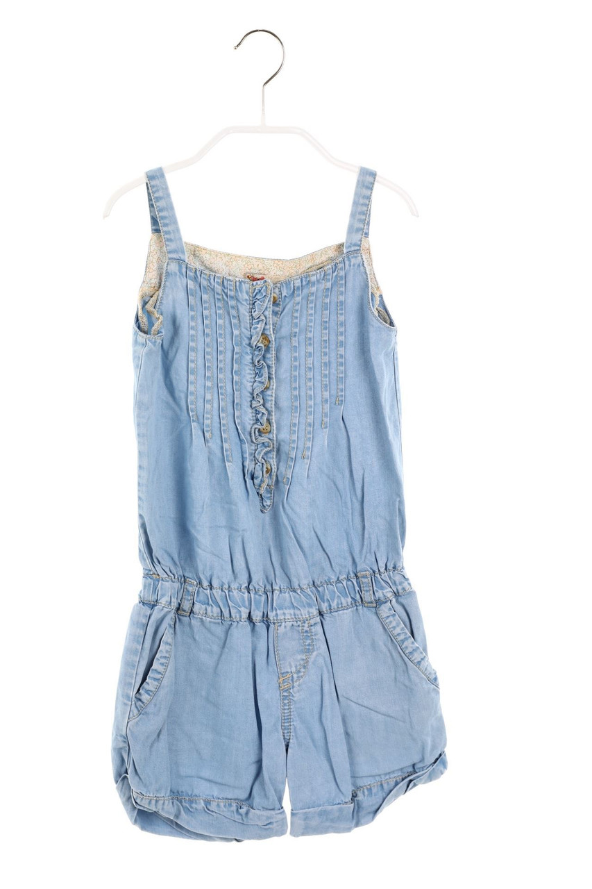 Mayoral - Denim-Jumpsuit with Frills - 116