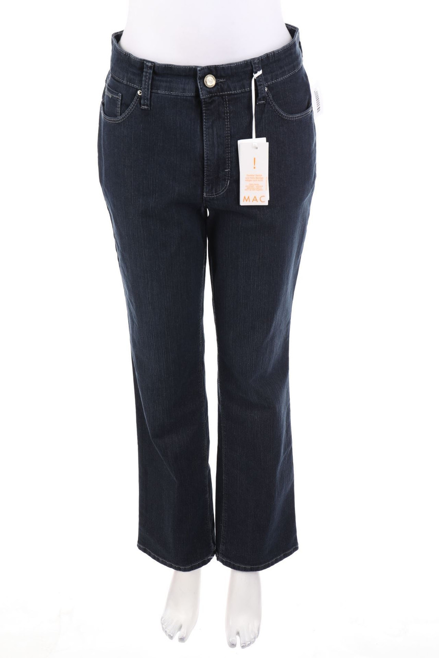 MAC - Jeans mit Logo-Plakette mit aufgesetzten Taschen - W44