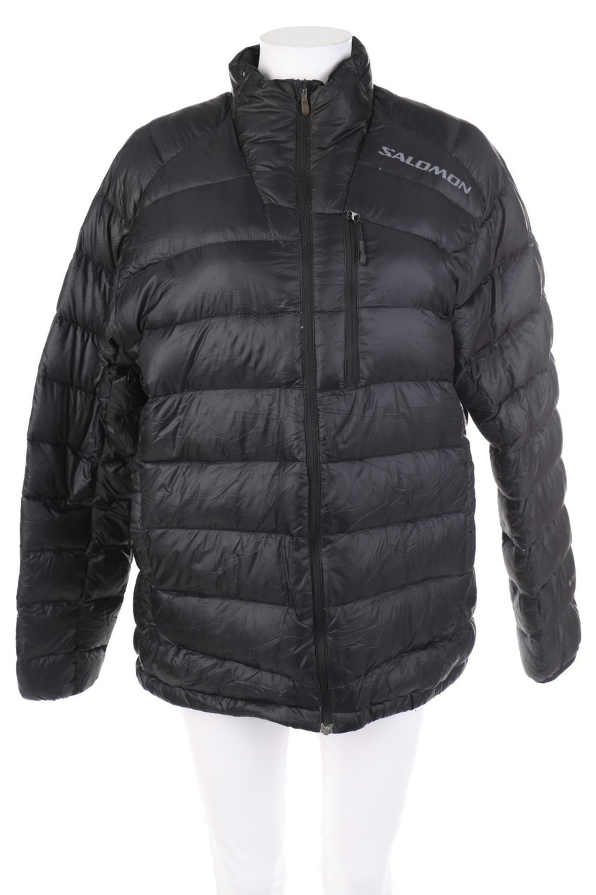 SALOMON - Down Jacket with Logo-Print - L