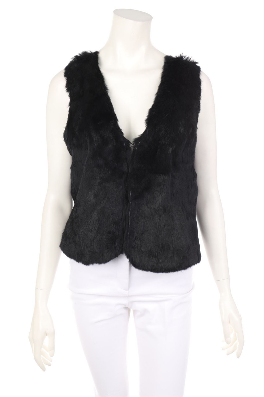 IKKS - Fur-Vest - D 38